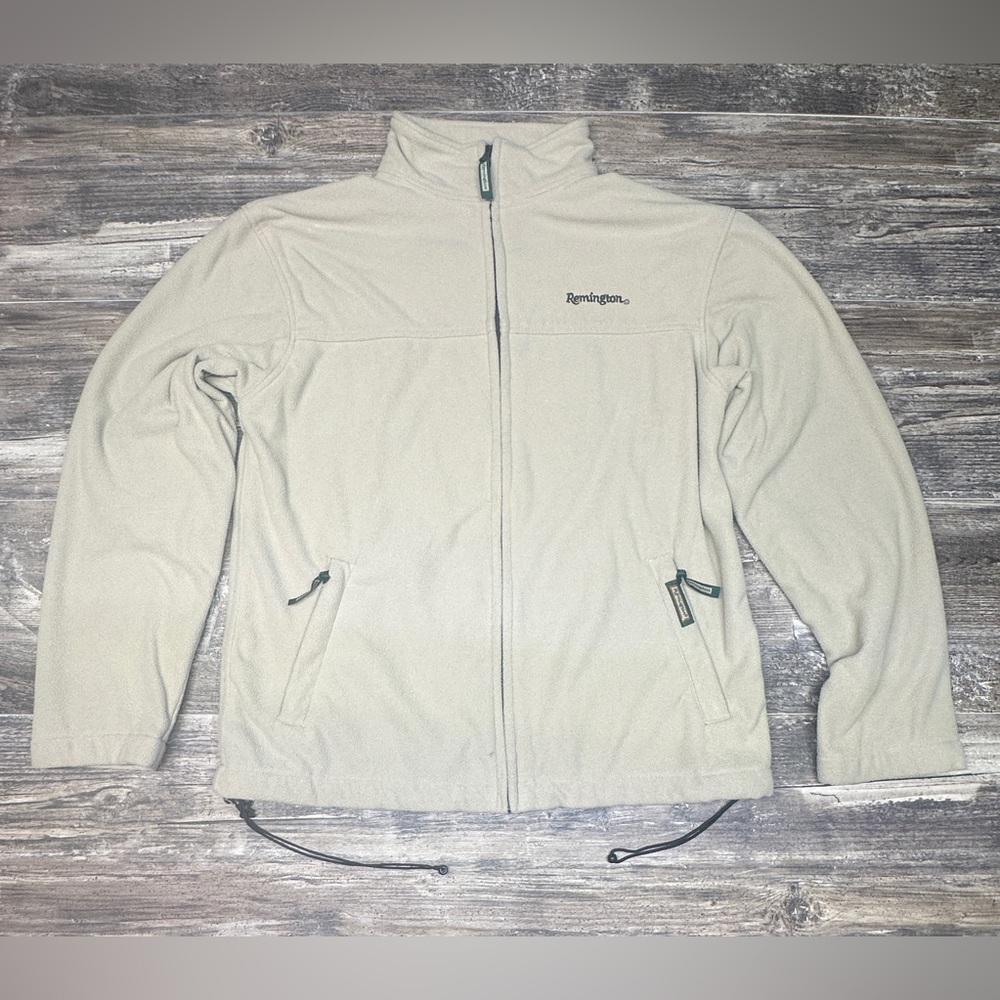Remington Fleece Jacket - Men’s Medium - Full Zip - Outdoor Hunting Layer - GUC